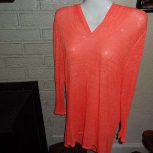 Lucky Lotus Scoop-Back Hooded Tee